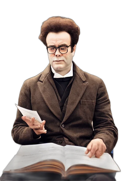 face, staff, hair, jacket transparent PNG cut-out