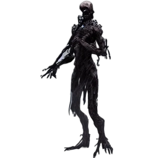 creature, robot, animal, mask, concept art, 3d render, dark, wraith transparent PNG cut-out