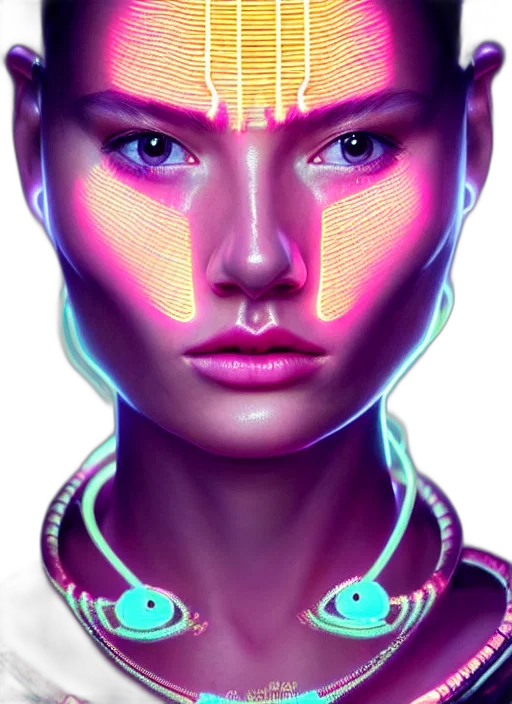 robot, face, jewelry, mask transparent PNG cut-out
