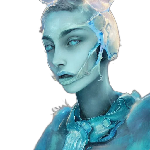 mask, robot, face, creature transparent PNG cut-out