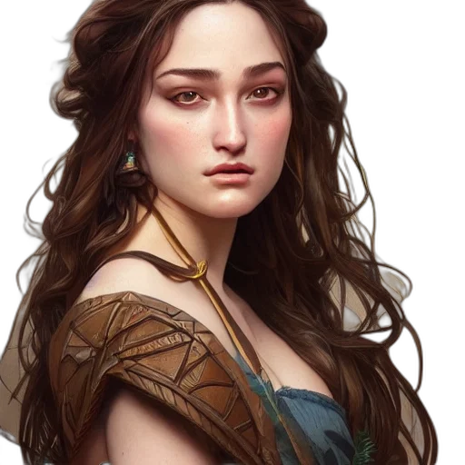 face, dress, dragon, crown transparent PNG cut-out