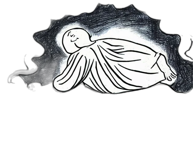 dress, creature, hair, staff transparent PNG cut-out