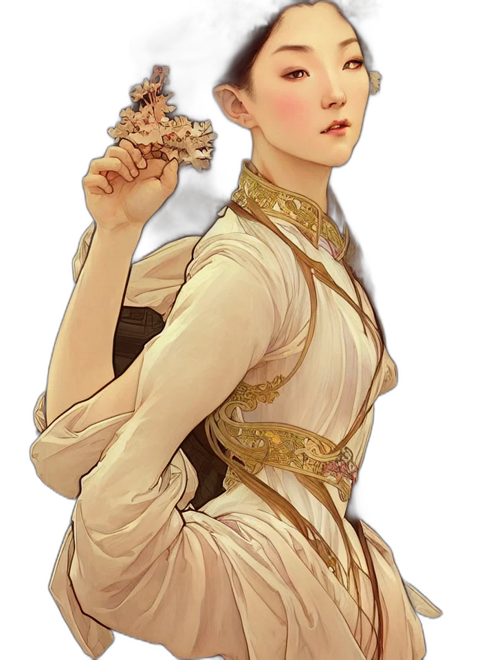 staff, dress, jewelry, crown transparent PNG cut-out