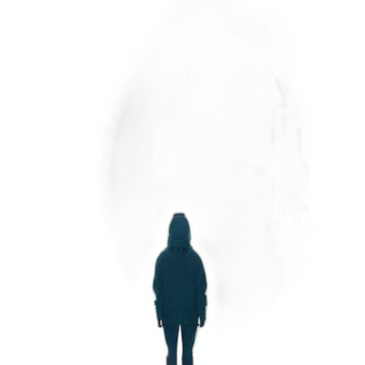jacket, dress, face, robot transparent PNG cut-out