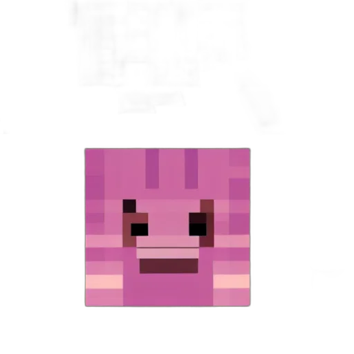 creature, face, animal, robot, pixel art, 3d render, concept art, anime transparent PNG cut-out