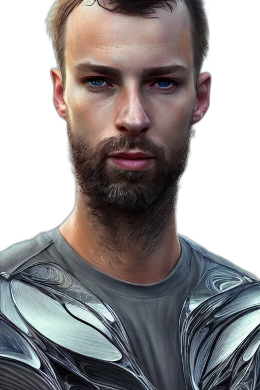 face, robot, photorealistic, fantasy art transparent PNG cut-out
