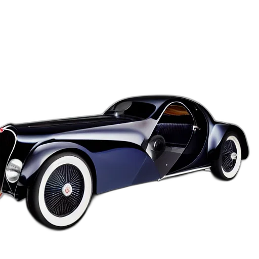 car, 3d render, photorealistic, concept art, bugatti, type, atlantic, concept transparent PNG cut-out