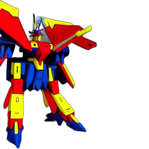 robot, weapon, concept art, 3d render, pixel art, windmill, gundam transparent PNG cut-out