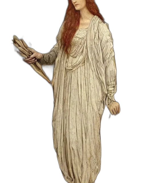 dress, staff, jewelry, face transparent PNG cut-out