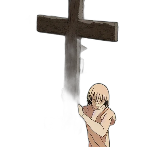 weapon, sword, staff, anime transparent PNG cut-out