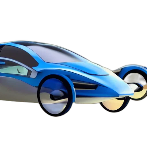 car, 3d render, concept art, photorealistic, cartoon, detailed, blueprint, flying transparent PNG cut-out