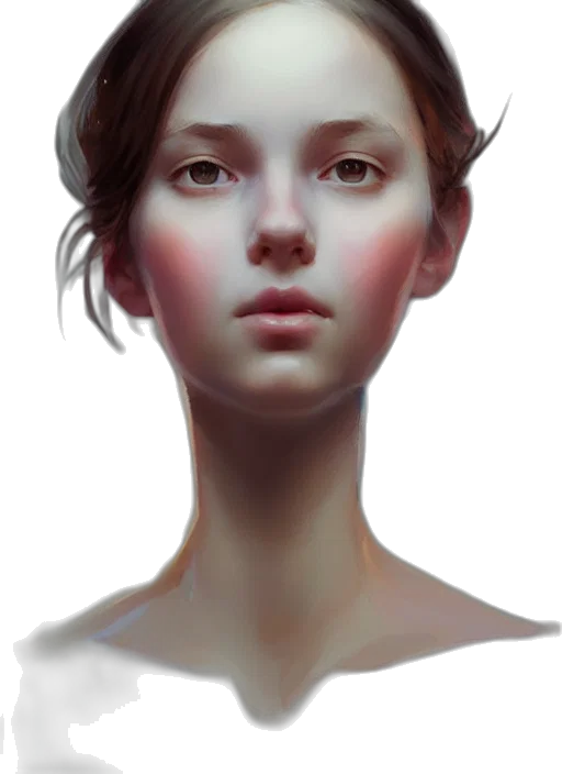 face, mask, crown, robot, photorealistic, concept art, fantasy art, oil painting transparent PNG cut-out