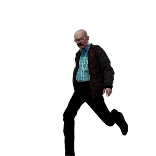 jacket, staff, creature, shoes transparent PNG cut-out