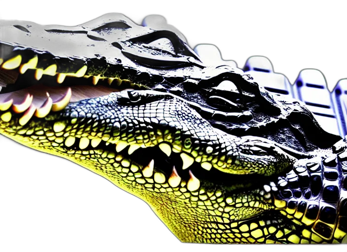 shoes, dragon, 3d render, photorealistic, alligator, wearing, vest, digital transparent PNG cut-out