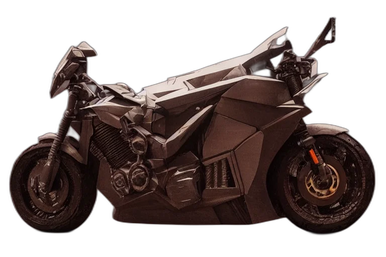 weapon, concept art, 3d render, photorealistic, cyberpunk, blade, runner, motorcycle transparent PNG cut-out