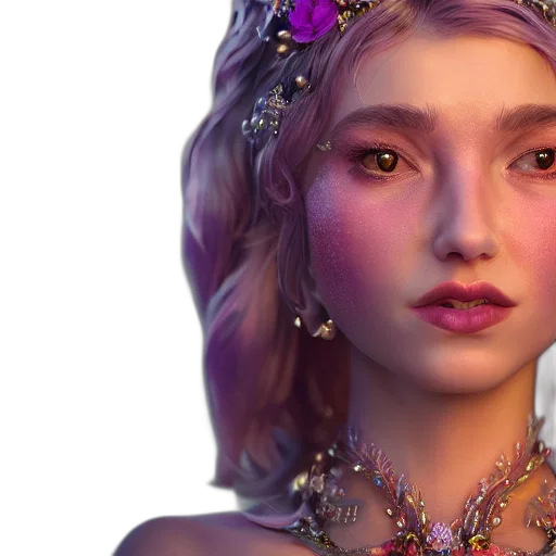 jewelry, crown, face, fantasy art transparent PNG cut-out