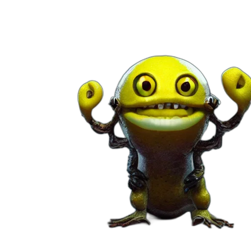 creature, robot, mask, staff transparent PNG cut-out