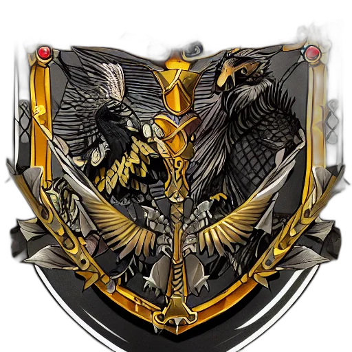 staff, crown, dragon, sword transparent PNG cut-out