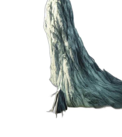 tree, dress, hair, creature transparent PNG cut-out