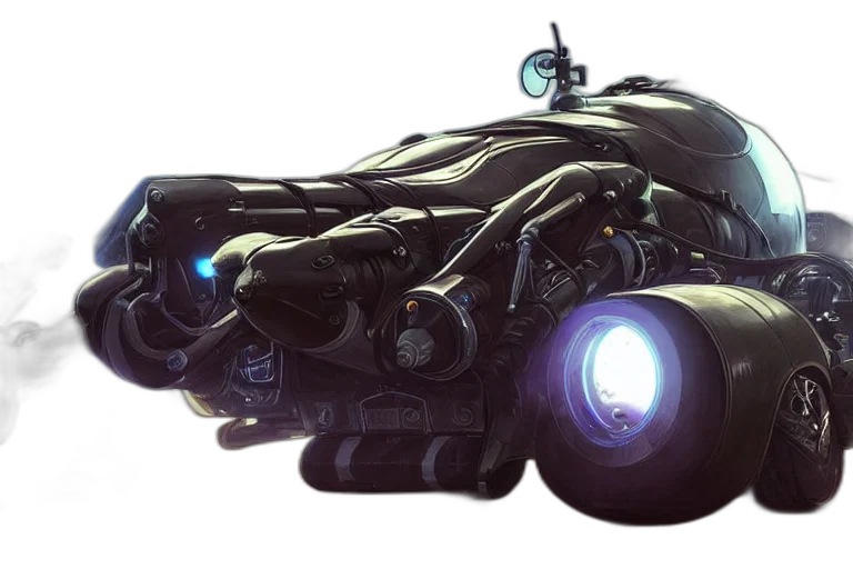 car, weapon, robot, concept art transparent PNG cut-out