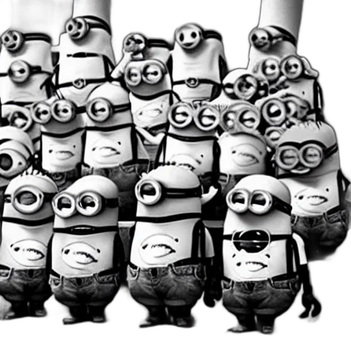 cartoon, concept art, comic book art, pencil sketch, minions transparent PNG cut-out