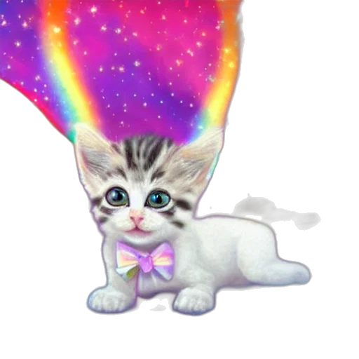 staff, animal, pixel art, vaporwave, fantasy art, concept art, fuzzy, kitten transparent PNG cut-out