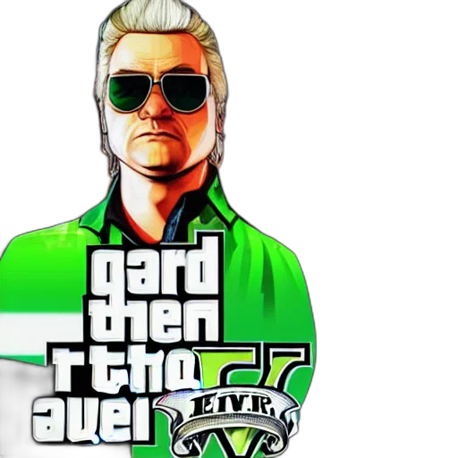 pixel art, illustration, gta, artwork transparent PNG cut-out