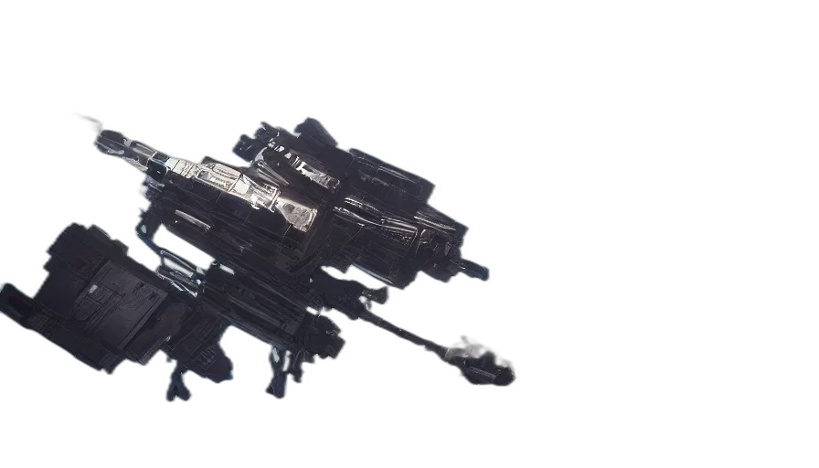 weapon, staff, crown, sword, 3d render, concept art, cyberpunk, photorealistic transparent PNG cut-out