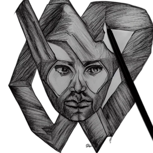 face, mask, crown, staff transparent PNG cut-out