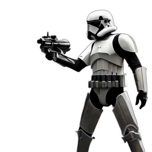 weapon, robot, concept art, 3d render transparent PNG cut-out