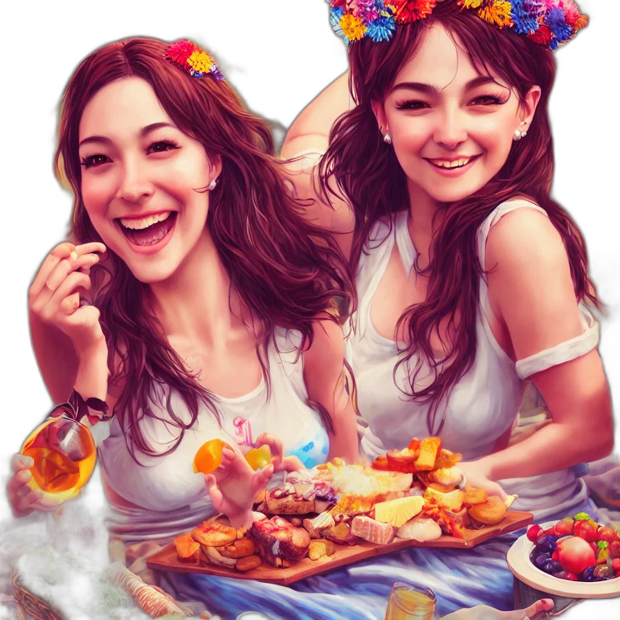 fantasy art, photorealistic, oil painting, concept art transparent PNG cut-out