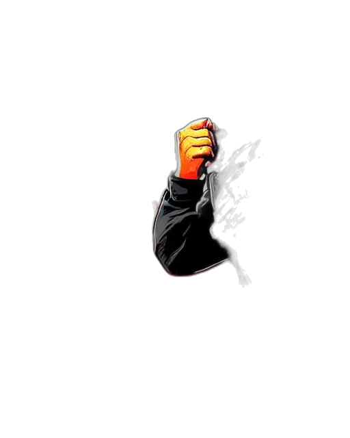jacket, shoes, staff, mask transparent PNG cut-out