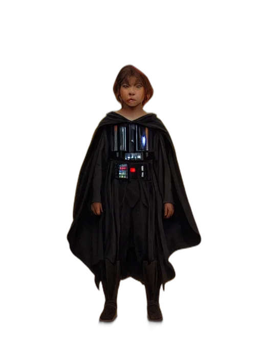 dress, staff, jacket, creature, concept art, 3d render, photorealistic, dark transparent PNG cut-out