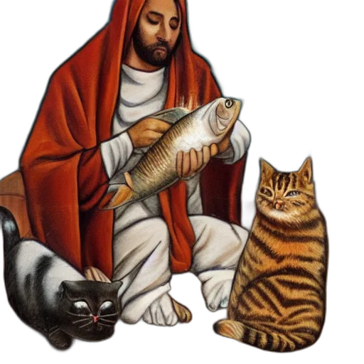 animal, pixel art, photorealistic, oil painting transparent PNG cut-out