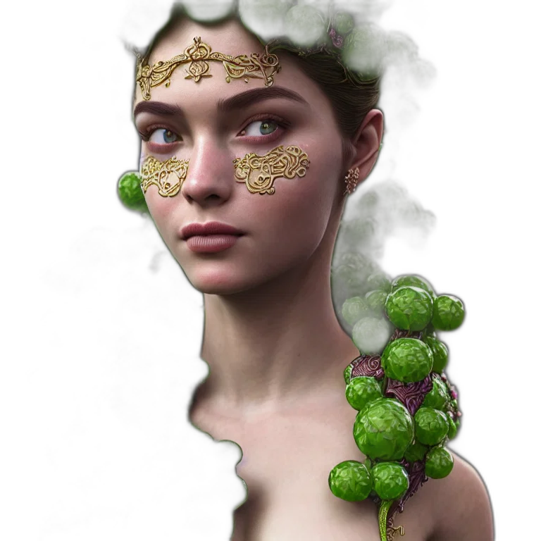 crown, jewelry, face, mask, fantasy art, concept art, photorealistic, pixel art transparent PNG cut-out
