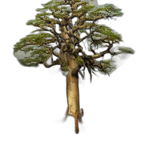 tree, staff, crown, hair transparent PNG cut-out