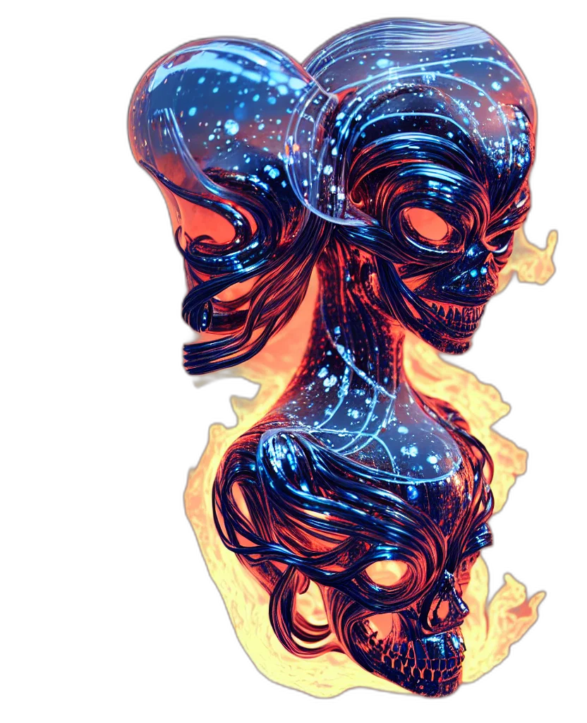 crown, hair, dress, mask transparent PNG cut-out