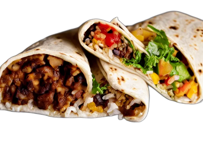 food, photorealistic, award, winning, photo, burrito transparent PNG cut-out