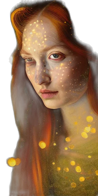 face, crown, mask, jewelry, fantasy art, photorealistic, oil painting, concept art transparent PNG cut-out
