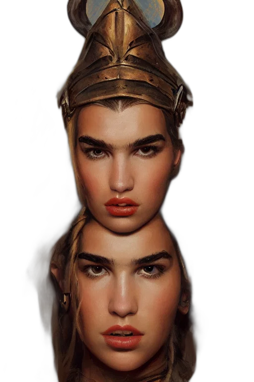 face, crown, jewelry, mask transparent PNG cut-out
