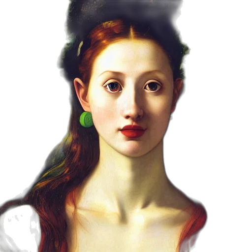 crown, face, jewelry, dress, photorealistic, oil painting, fantasy art, concept art transparent PNG cut-out