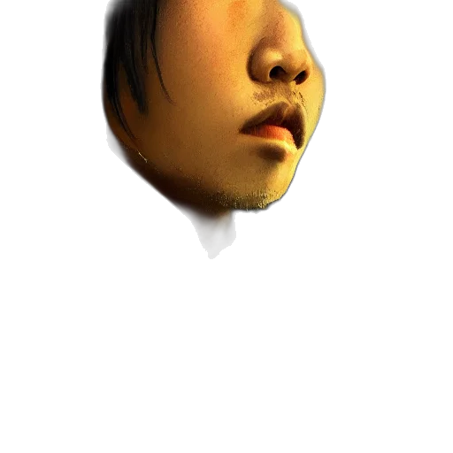 face, mask, hair, staff, photorealistic, 3d render, concept art, fantasy art transparent PNG cut-out