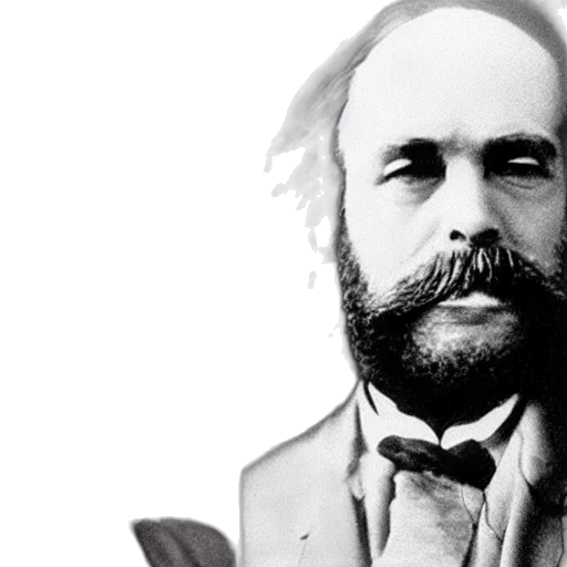 face, photorealistic, karl, marx transparent PNG cut-out