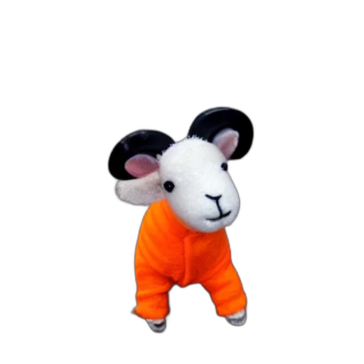 animal, creature, jacket, mask, 3d render, concept art, monochrome, cute transparent PNG cut-out