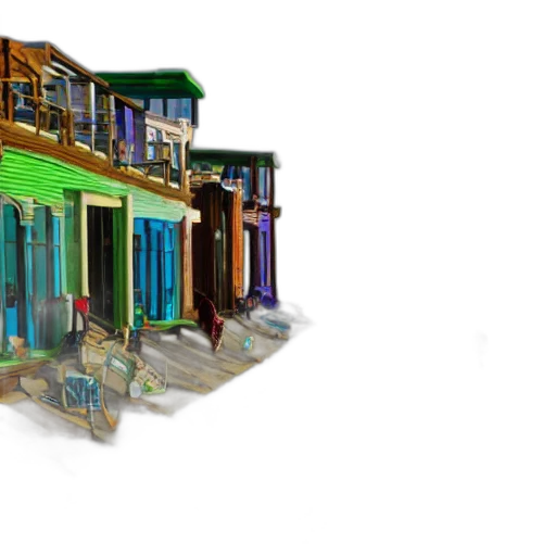 building, 3d render, concept art, photorealistic, pixel art, photo, solarpunk, ocean transparent PNG cut-out