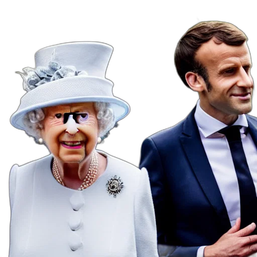 crown, face, emmanuel, macron transparent PNG cut-out