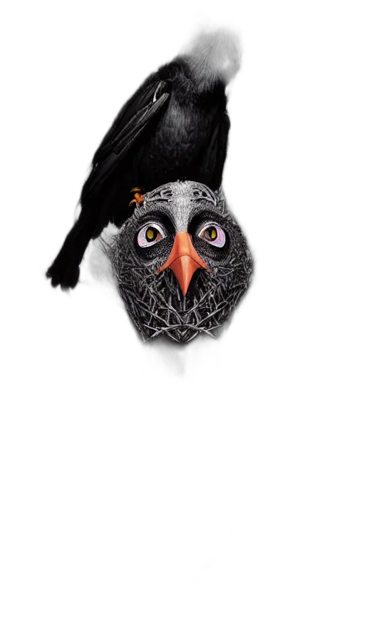 mask, hat, animal, creature, photorealistic, 3d render, concept art, epic transparent PNG cut-out