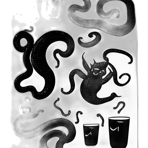 mask, dragon, creature, bottle transparent PNG cut-out