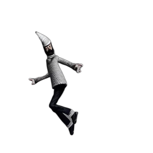hat, umbrella, jacket, staff transparent PNG cut-out