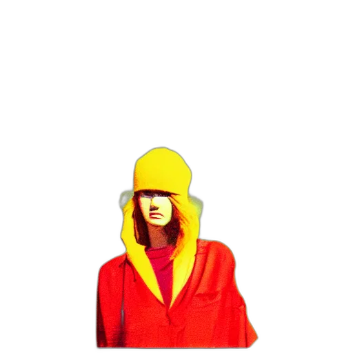 jacket, hat, dress, face, 3d render, photorealistic, pixel art, concept art transparent PNG cut-out